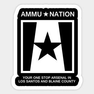 GTA V Inspired Ammunation Gun Store Sticker